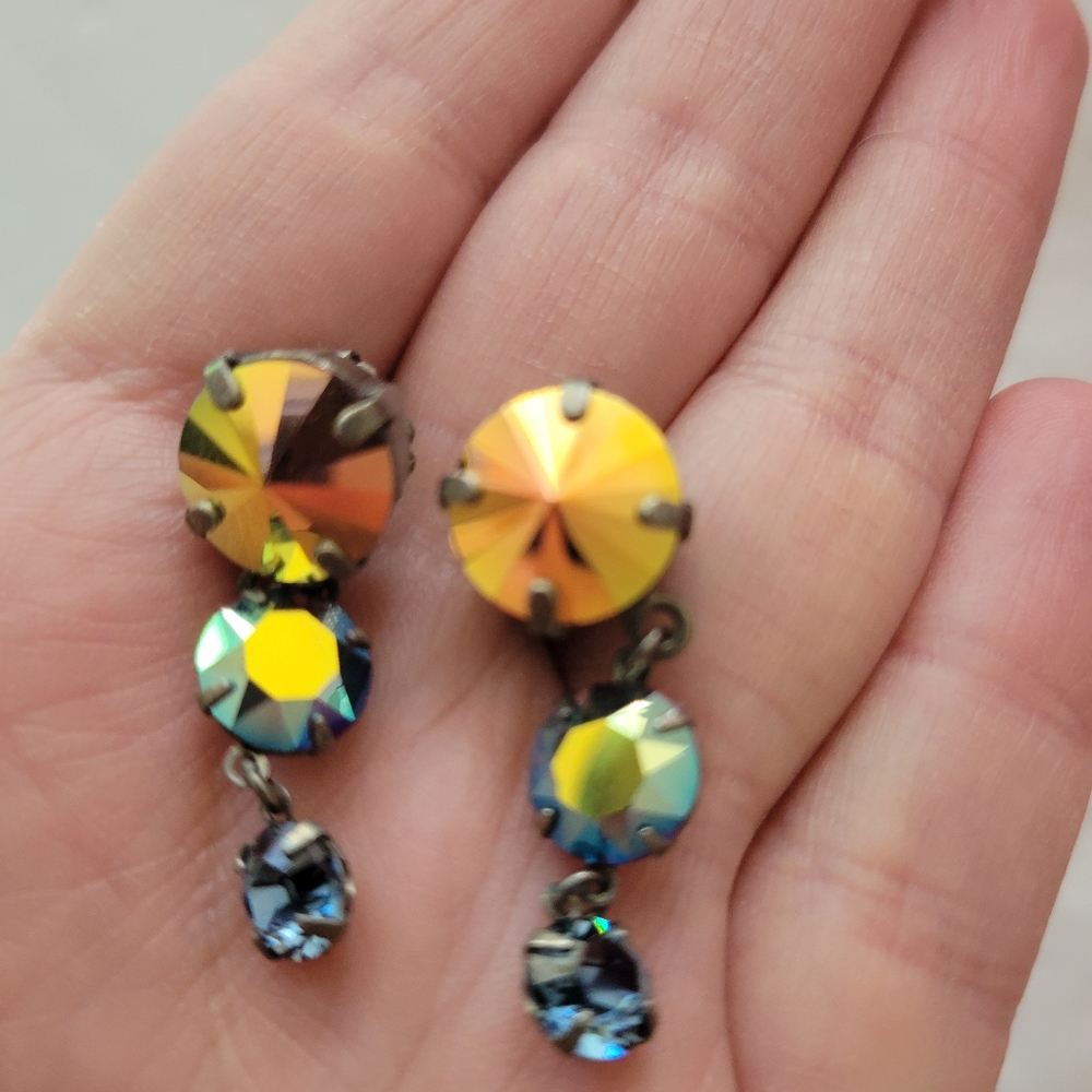 Sabina Starburst fancy drop earrings